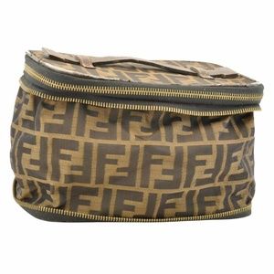 Fendi Zucca Top Handle Zip Pouch